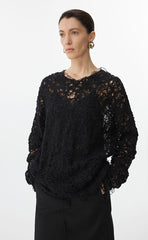 Sweater / JNBY Oversized Textured Knit Sweater