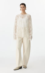 Sweater / JNBY Oversized Textured Knit Sweater