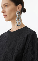 Sweater / JNBY Oversized Pleated Knit Sweater