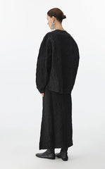 Sweater / JNBY Oversized Pleated Knit Sweater