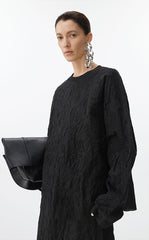 Sweater / JNBY Oversized Pleated Knit Sweater