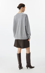 Sweater / JNBY Ceramic Cat Oversized Knit Sweater