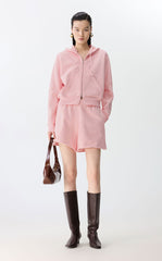 Pants / JNBY Terry Wide-Leg Drawstring Shorts