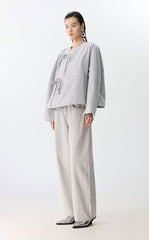 Coat / JNBY Oversized Chinese-Inspired Denim Jacket