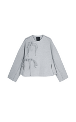 Coat / JNBY Oversized Chinese-Inspired Denim Jacket