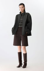 Coat / JNBY Oversized Drawstring Cotton Jacket