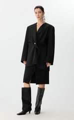 Blazer / JNBY Tailored Wool Blend Oversized Blazer