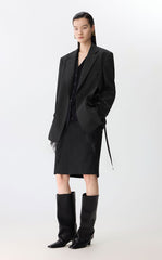 Blazer / JNBY Luxe Lace-Trimmed Wool Blazer