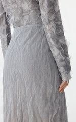 Skirt / JNBY Metallic Hybrid Midi Skirt