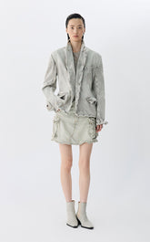 Skirt / JNBY A-Line Denim Mini Skirt