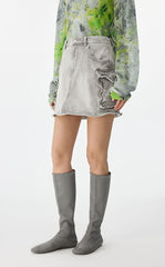 Skirt / JNBY A-Line Denim Mini Skirt