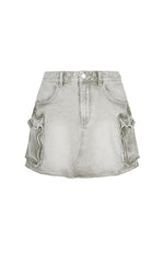 Skirt / JNBY A-Line Denim Mini Skirt