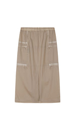 Skirt / JNBY Twill Nylon Midi Skirt