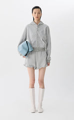 Pants / JNBY Terry Wide-Leg Drawstring Shorts