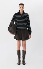 Pants / JNBY Terry Wide-Leg Drawstring Shorts