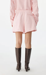 Pants / JNBY Terry Wide-Leg Drawstring Shorts