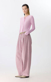 Pants / JNBY Straight-Leg Cuffed Denim Jeans