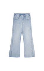 Pants / JNBY Flared Edge Denim Trousers