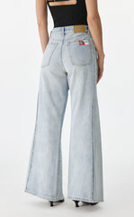 Pants / JNBY Flared Edge Denim Trousers