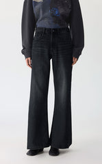 Pants / JNBY Flared Edge Denim Trousers