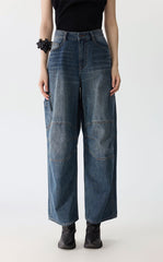Pants / JNBY Sustainable Cargo Denim Trousers