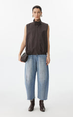 Pants / JNBY Raw Edge Banana Fit Cropped Trousers