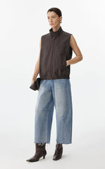 Pants / JNBY Raw Edge Banana Fit Cropped Trousers