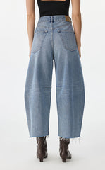 Pants / JNBY Raw Edge Banana Fit Cropped Trousers