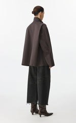 Pants / JNBY Raw Edge Banana Fit Cropped Trousers