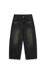 Pants / JNBY Raw Edge Banana Fit Cropped Trousers