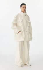 Pants / JNBY Wide-Leg Drawstring Sports Trousers