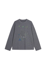 T-shirt / JNBY Relaxed Fit Long-Sleeve T-Shirt