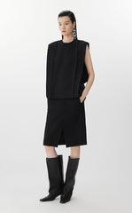 Shirt / JNBY Wool-Silk Sleeveless Top