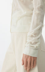 Sweater / JNBY 3D Floral Short Cardigan