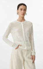 Sweater / JNBY 3D Floral Short Cardigan