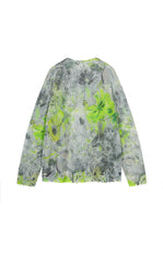 Sweater / JNBY Watercolor Floral Oversized Knit Sweater