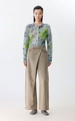 Sweater / JNBY Watercolor Floral Cropped Cardigan