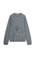 Sweater / JNBY Embroidered Oversized Knit Sweater