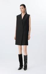 Vest / JNBY Minimalist Wool-Blend Long Vest