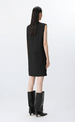Vest / JNBY Minimalist Wool-Blend Long Vest