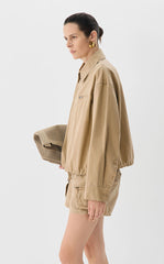 Coat / JNBY Drawstring Cotton Jacket