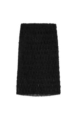 Skirt / JNBY Feather-Like Embroidered Midi Skirt