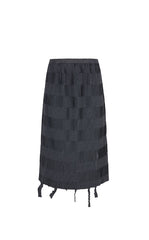 Skirt / JNBY Textured Pleated Midi Skirt