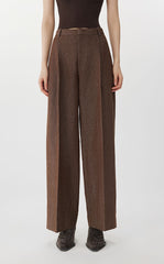 Pants / JNBY Cotton-Linen Wide-Leg Pants