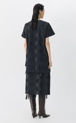 Dress / JNBY Urban Pleated Mini Dress