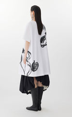Dress / JNBY Tulip Print A-Line Dress