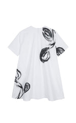 Dress / JNBY Tulip Print A-Line Dress