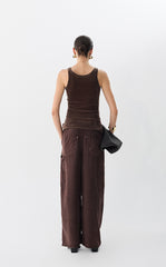 Vest / JNBY Sheer Velvet Mesh Tank