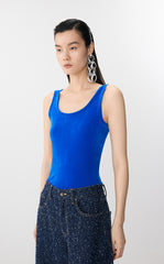 Vest / JNBY Sheer Velvet Mesh Tank