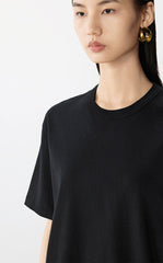 T-Shirt / JNBY Loose-Fit Cotton Short Sleeve Tee